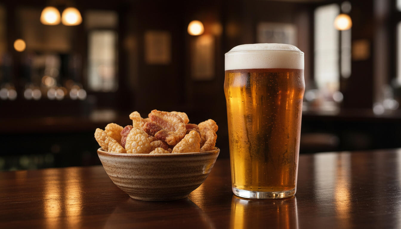 Pork Scratchings & A Pint